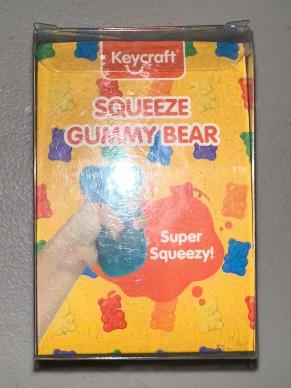 Squeeze Gummy Bear - Blue NWT
